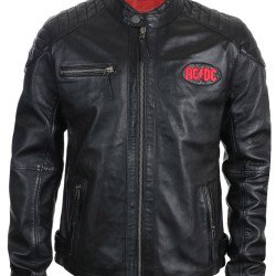 Men's ACDC Biker Leather Jacket