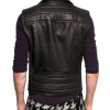 Men's Biker Style Asymmetrical Leather Vest Men's Biker Style Asymmetrical Leather Vest