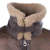 Men's Aviator A2 Shearling Belted Leather Jacket Men's Aviator A2 Shearling Belted Leather Jacket