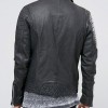 Men's Jackson Black Leather Motorcycle Jacket Men's Jackson Black Leather Motorcycle Jacket