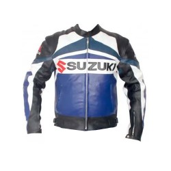 Men's Biker GSXR Suzuki Leather Jacket