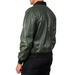 Men’s Bomber Casual Green Jacket