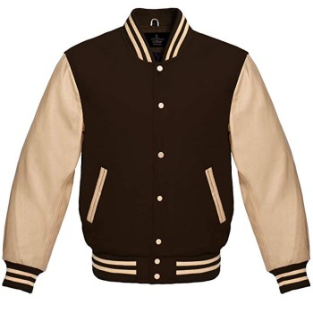 Men's FJM106 Brown Bomber Jacket