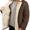 Men's Shearling Brown Sheepskin Leather Coat Men's Shearling Brown Sheepskin Leather Coat