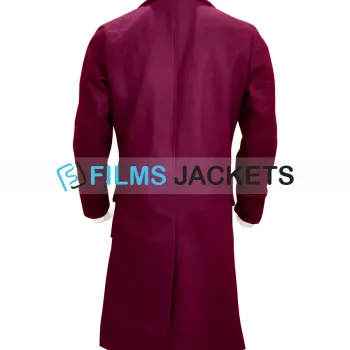 Men’s Burgundy Trench Coat