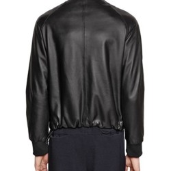 Men's Casual Nappa Black Leather Jacket
