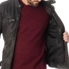 Men's Snap Tab Collar Casual Wear Zipper Black Leather Jacket Men's Snap Tab Collar Casual Wear Zipper Black Leather Jacket