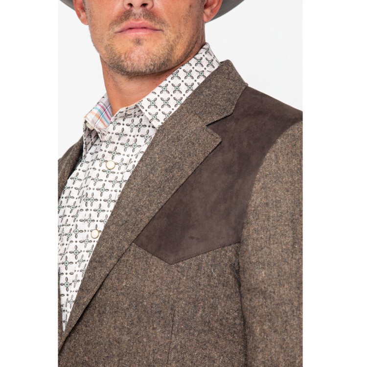 Men's Sport Cowboy Western Button Blazer Men's Sport Cowboy Western Button Blazer