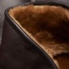 Men's Dark Brown Leather Shearling Lined Jacket Men's Dark Brown Leather Shearling Lined Jacket