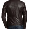Men's Slim Fit Simple Look Dark Brown Leather Jacket Men's Slim Fit Simple Look Dark Brown Leather Jacket