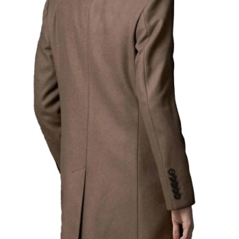 Men’s Dark Sable Velvet Collar Coat