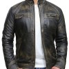 Men's Casual Wear Diamond Quilted Shoulders Waxed Jacket Men's Casual Wear Diamond Quilted Shoulders Waxed Jacket