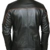 Men's FJM445 Biker Designer Brown Striped Leather Jacket Men's FJM445 Biker Designer Brown Striped Leather Jacket
