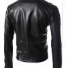 Men's FJM457 Designer Asymmetrical Motorcycle Black Leather Jacket Men's FJM457 Designer Asymmetrical Motorcycle Black Leather Jacket