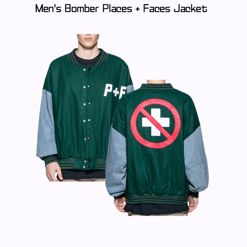 Men's Bomber Places + Faces Jacket Men's Bomber Places + Faces Jacket