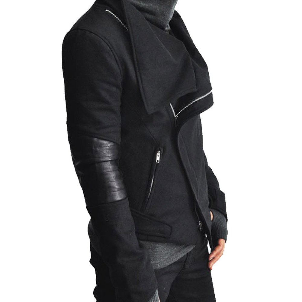 Men's High Neck Collar Ninja Jacket - Films Jackets