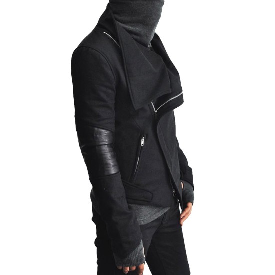 Men's High Neck Collar Ninja Jacket - Films Jackets
