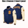 Men's Syracuse Blue Varsity Jacket Men's Syracuse Blue Varsity Jacket