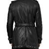 Men's Biker Mid Length Leather Coat Men's Biker Mid Length Leather Coat