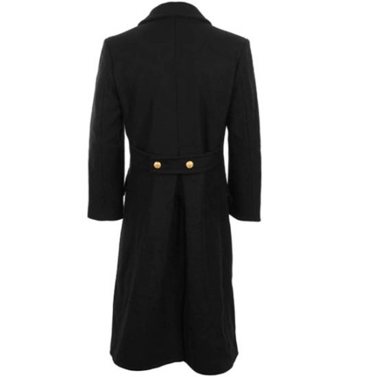 Men's Naval Black Great Coat
