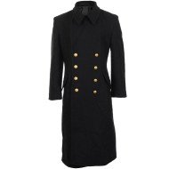 Men's Military Navy Great Black Coat