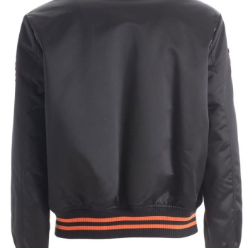 Men's Mets NY Bomber Black Jacket
