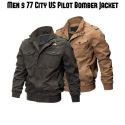 Men's 77 City US Pilot Killer Bomber Jacket