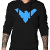 Men's Black Nightwing Hoodie 