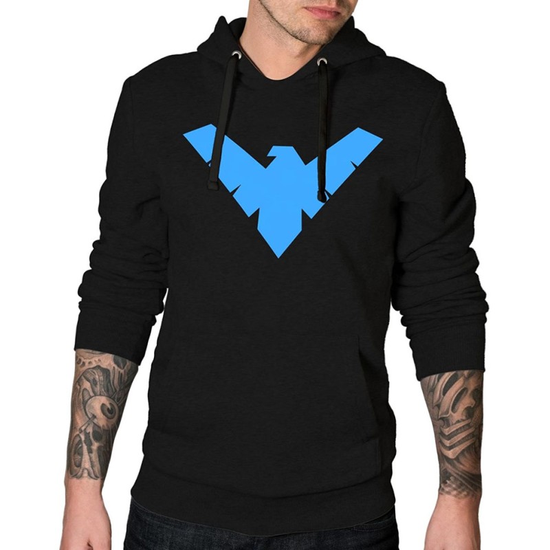 Men's Black Nightwing Hoodie 