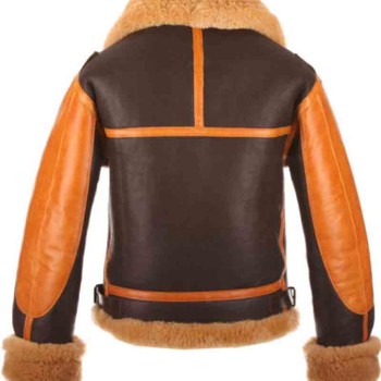 Men's Raf B3 Bomber Leather Shearling Jacket