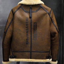 Men's Flight B3 Shearling Bomber Leather Jacket