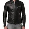 Shirt Collar Soft Lambskin Leather Jacket for Men Shirt Collar Soft Lambskin Leather Jacket for Men