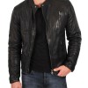 Men's Asymmetrical Zipper Simple Look Snap Button Jacket Men's Asymmetrical Zipper Simple Look Snap Button Jacket