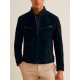 Men's Snap Tab Collar Suede Peccary Jacket