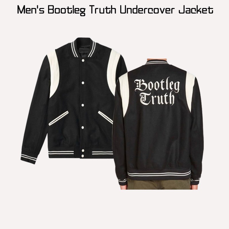 Bootleg Truth Undercover Bomber Black Jacket Bootleg Truth Undercover Bomber Black Jacket