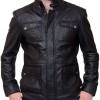 Men's Bike Racer Vintage Black Leather Jacket Men's Bike Racer Vintage Black Leather Jacket