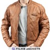 Men's Motorcycle Vintage Soft Tan Leather Jacket Men's Motorcycle Vintage Soft Tan Leather Jacket