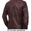 Men's Shirt Vintage Waxed Brown Leather Jacket Men's Shirt Vintage Waxed Brown Leather Jacket