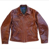 Men's Vintage Waxed Monarch Leather Jacket - Films Jackets