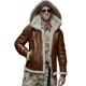 Men's WFJ05 Shearling Jacket with Hood