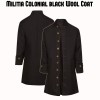 Men's Civilian Militia Colonial Black Coat Men's Civilian Militia Colonial Black Coat