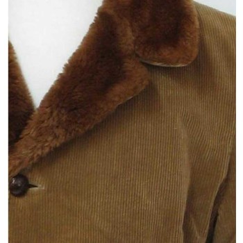 Men's Zero King Car Coat with Fur Collar