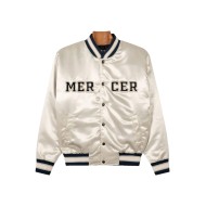 Mercer White Varsity Jacket