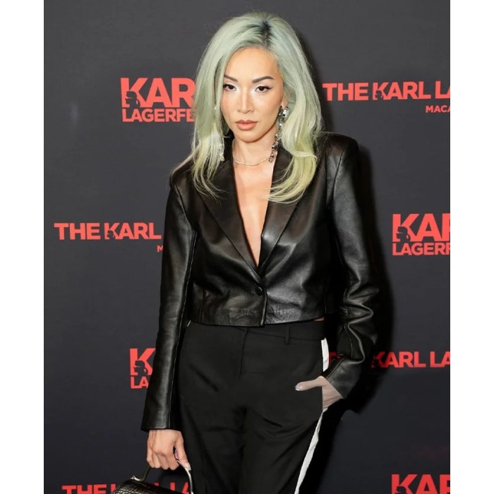 Met Gala 2023 Tina Leung Black Jacket Met Gala 2023 Tina Leung Black Jacket