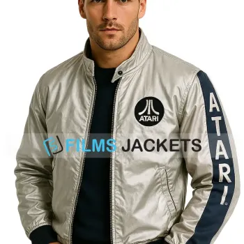 Metallic Silver Atari Jacket
