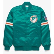 Miami Dolphins Teal Bomber Jacket