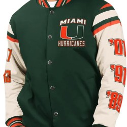 Miami Hurricanes Champions Varsity Jacket