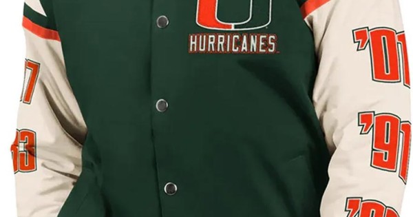 Miami hurricanes championship jacket deals