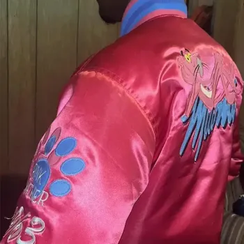 Miami Pink Panther Varsity Jacket