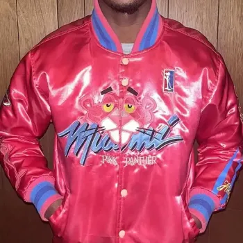 Miami Pink Panther Varsity Jacket